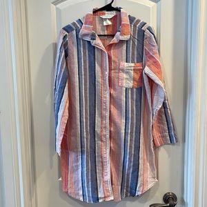 🌳The Company Store 🌳 Linen - Cotton Blend Sleepshirt.